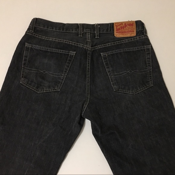 Lucky Brand Slim Bootleg Grey Jeans Size 33 - Picture 4 of 8